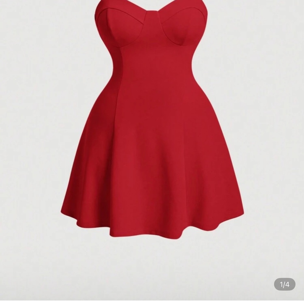 SHEIN MOD Plus Solid Cami Dress